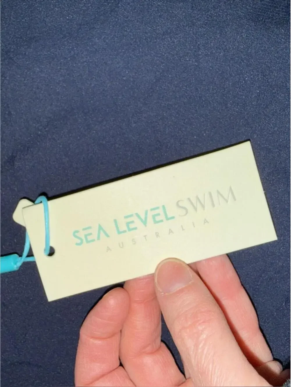 Sea level swim Nordstrom womens Blue One-Piece Swimsuit Sz 12 nwt quiet lux